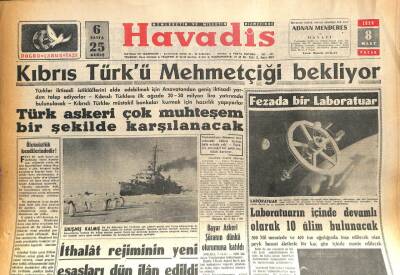 Havadis Gazetesi 8 Mart 1959 - Bailey Ailesinin İzmir B. Reisine Cevabi Mektubu GZ86090 - 1