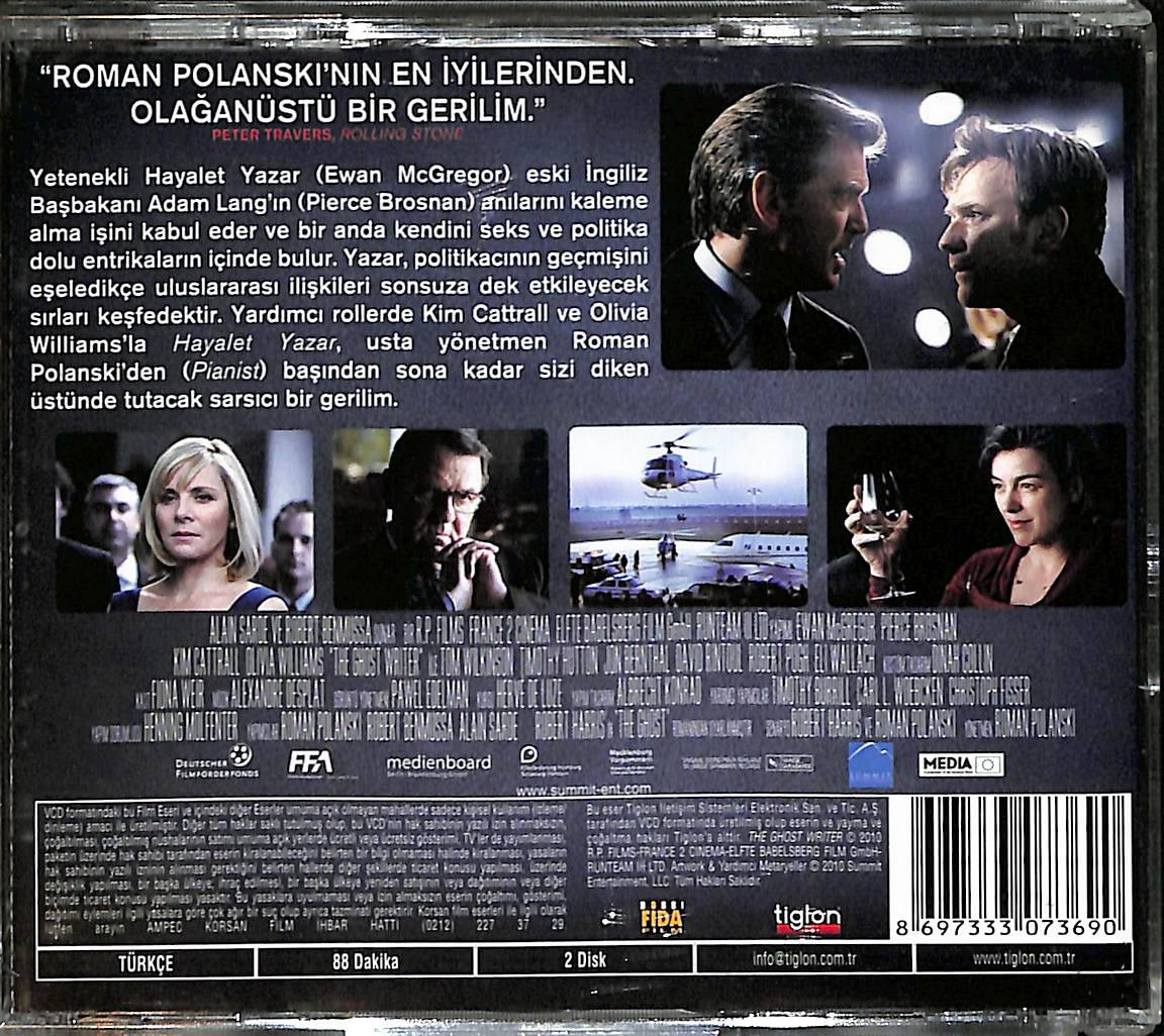 Hayalet Yazar VCD Film (İkinci El) VCD25932 - 2