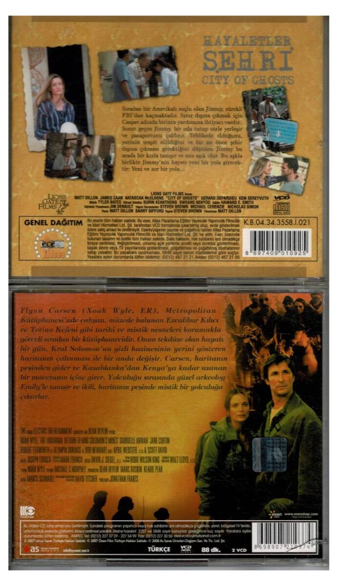 Hayaletler Şehri Efsane Avcısı - 2 Adet VCD Film VCD1336 - 2