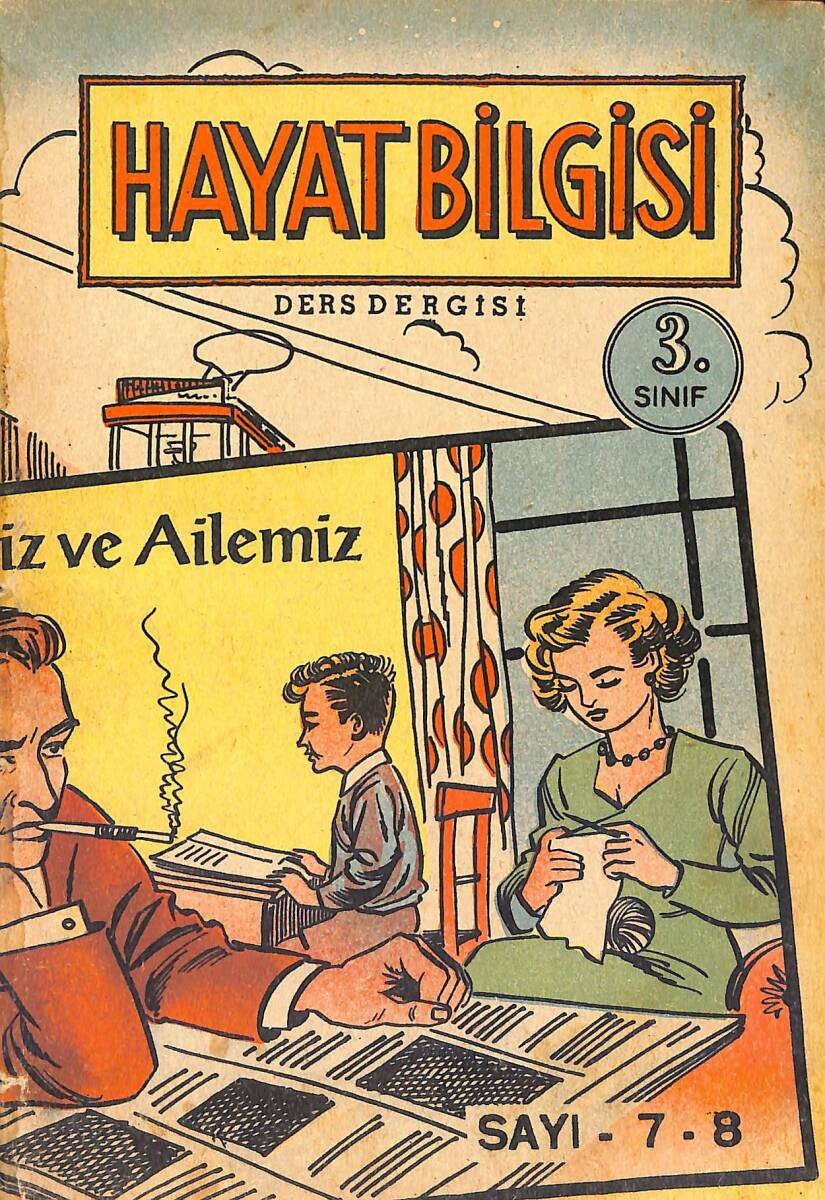 Hayat Bilgisi Ders Dergisi 15 Kasım 1954 Sayı: 7 - 8 NDR98882 - 1