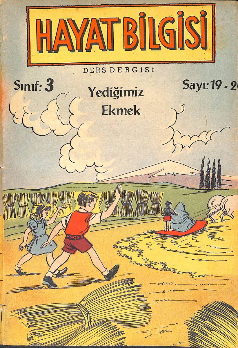 Hayat Bilgisi Haftalık Ders Dergisi 8 Şubat 1955 Sayı: 19 - 20 NDR98879 - 1
