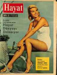 HAYAT DERGİSİ 1 Ağustos 1963 Sayı: 32 Kapak: İngrid Goud - Berlin'de İki Lider - Reşid Baran - Giresun-Ordu NDR88531 - Gökçekoleksiyon