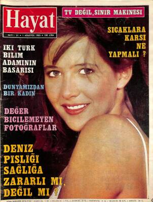 Hayat Dergisi 1 Ağustos 1983 Sayı31 Sophie Marceau, Azerbaycanın Türkan Şorayı Zeynep Hanlarova NDR85440 - 1