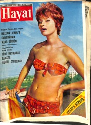 HAYAT DERGİSİ 27 Ağustos 1970 - Kapak Clara Padovani, Yahya Kemal'in Paris'i, Kolera Raporu NDR88396 - Gökçekoleksiyon