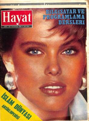 Hayat Dergisi 10 eylül 1984 sayı 37 poster Şeker Ahmet Paşa Natürmort, Mata Hari , Reklam Yayla NDR74367 - 1