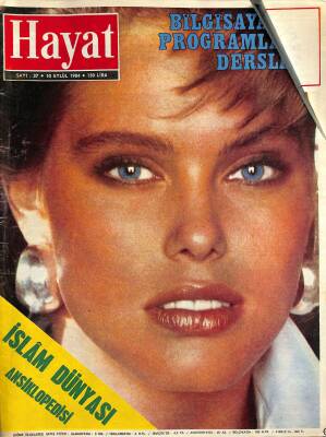 Hayat Dergisi 10 Eylül 1984 Sayı 37 Poster Şeker Ahmet Paşa Natürmort, Mata Hari , Reklam Yayla NDR85417 - 1