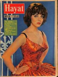 HAYAT DERGİSİ 11 Aralık 1959 Sayı: 50 - Kapak: Şahla Diba Nasıl Vakit Geçiriyor - İngiltere Kraliçesi Doğuma Hazırlanıyor NDR89206 - Gökçekoleksiyon