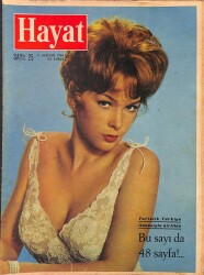 HAYAT Dergisi 11 Haziran 1964 Sayı: 25 - Kapak: Stella Stevens - Ragıp Gümüşpala Vefat Etti - Sinan Korle'nin Tabloları Birleşmiş Milletlerde NDR88990 - Gökçekoleksiyon