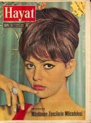HAYAT DERGİSİ 11 Mart 1965 Sayı: 11 - Kapak: Claudıa Cardınale - Amerika'da Müslüman Zencilerin Mücadelesi - Esrarengiz Kraliçe Sesizce Geldi Ve Gitti NDR88619 - Gökçekoleksiyon