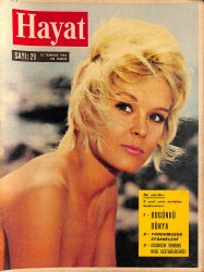 HAYAT DERGİSİ 12 Temmuz 1962 Sayı: 28 - Kapak: Nicole Badal - İngiltere'de 3 Türk Sanatkarı NDR89218 - Gökçekoleksiyon