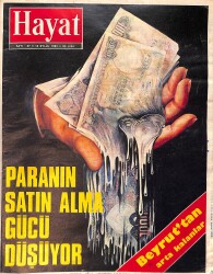 Hayat Dergisi 13 eylül 1982 Sayı: 37 Beyrut'tan Kalanlar, Ursula Andress, Poster: Ayvazovski Karadeniz Kıyıları NDR90547 - Gökçekoleksiyon