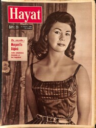 HAYAT DERGİSİ 13 Mayıs 1960 Sayı: 20 - Kapak: Nanette Newman - Margaret'in Düğünü - Özcan Sevgen - NATO İstanbul'da NDR89207 - Gökçekoleksiyon