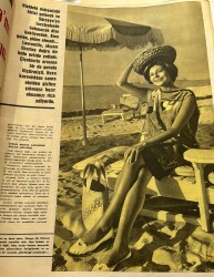 HAYAT Dergisi 13 Mayıs 1965 Sayı : 20 - Kapak : Marie France Pisier - Süreyya'nın Boğulmasına Ramak Kalmıştı NDR88763 - 3