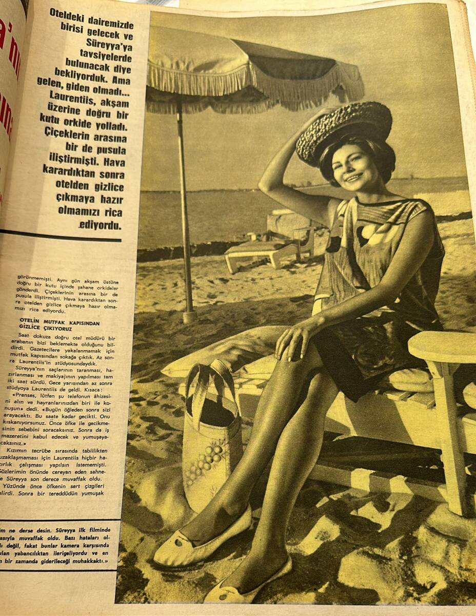 HAYAT Dergisi 13 Mayıs 1965 Sayı : 20 - Kapak : Marie France Pisier - Süreyya'nın Boğulmasına Ramak Kalmıştı NDR88763 - 3