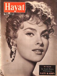Hayat Dergisi 13 Nisan 1956 No.2 - Kapak: Gina Lollobrigida - Hikmet Feridun Es - Sultan Hamit - Sophia Loren - Satı Kadın NDR98451 - Gökçekoleksiyon