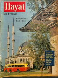HAYAT DERGİSİ 13 Şubat 1964 Sayı: 8 - Kapak: Nusretiye Camii - Alan Ladd Öldü - Avusturyalıların Balosu - Hurşit Paşanın Kabine Hatıraları NDR89967 - Gökçekoleksiyon