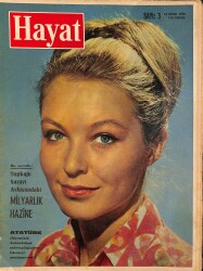 HAYAT Dergisi 14 Ocak 1965 Sayı: 3 - Kapak: Marina Vlady - Bayan Willy Brandt Evinde - Büyük Sophia NDR88998 - Gökçekoleksiyon