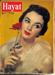 Hayat Dergisi 15 Haziran 1956 No: 11 - Kapak: Bunny Cooper & İsveçin Yeni Yetişen Genç Ve Güzel Prensesi İkinci Desiree NDR98831 - Gökçekoleksiyon