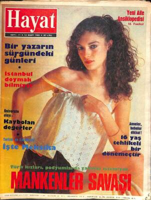 HAYAT DERGİSİ 15 MART 1982 SAYI11 - İran, UFO Raporu, Zerrin Özer Kırgın, Soljenitzin NDR74324 - 1