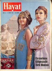 HAYAT DERGİSİ 15 Ocak 1970 Sayı:3 - Kapak:Bülben Kunter - Ehramların Gölgesinde Türk Modası - Grip Yüzünden Kan Stokları Tükendi! NDR88631 - Gökçekoleksiyon