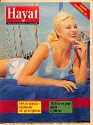 Hayat Dergisi 16 Ağustos 1973 Sayı:34 - Kapak: Danik Patisson - Sophia Loren - Françoise Hardy - Cüneyt Arkın - Ozan Fikret - Hülya Koçyiğit NDR89985 - Gökçekoleksiyon