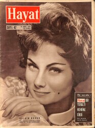 HAYAT DERGİSİ 16 Ekim 1959 Sayı: 42 - Kapak: Belgin Doruk - Tanınmış Bir Prenses İstanbul'da NDR89221 - Gökçekoleksiyon