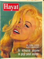 HAYAT DERGİSİ 16 Eylül 1965 Sayı: 38 - Kapak: Ann Margret - 1965 İngiltere Güzellik Kraliçesi NDR88448 - Gökçekoleksiyon