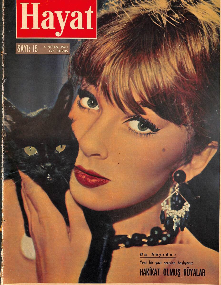 Hayat Dergisi – 16 Nisan 1961 – Sayı: 15 , Kapak: Dany Saval NDR98434 - 1