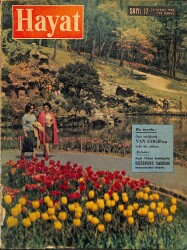 HAYAT DERGİSİ 16 Nisan 1964 - Lale Bayramı, Kıbrıs'ın Dramı, John Lennon, Kastamonu - Orta Sayfa Posteri: Van GOGH :Hastane Bahçesi NDR89960 - Gökçekoleksiyon