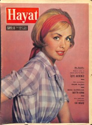 HAYAT Dergisi 16 Şubat 1961 Sayı : 8 - Kapak : Sarah Branch - Londra'da İlkbahar NDR92177 - Gökçekoleksiyon