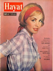 Hayat Dergisi 16 Şubat 1961 Sayı: 8 - Kapak: Sarah Branch NDR98440 - Gökçekoleksiyon