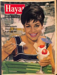 HAYAT DERGİSİ 16 Temmuz 1964 Sayı: 30 - Kapak: Honnolere Elsner - Prenses Desiree Ve Kocası Balayından Döndüler - Evlilik Her Yaşta Başa Gelebilir NDR89237 - Gökçekoleksiyon