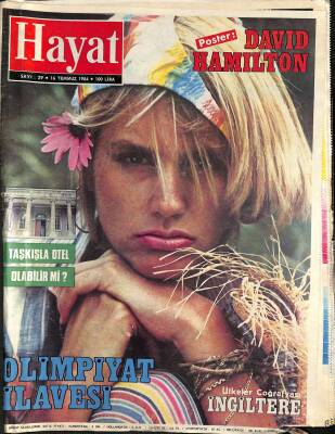 HAYAT Dergisi 16 Temmuz 1984 - Olimpiyat 84, David Hamilton, Brooke Shields NDR85470 - 1