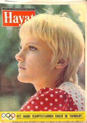 Hayat Dergisi 17 Ağustos 1972 - Lale Akat, Danny Kaye, Elvis Presley NDR84981 - 1