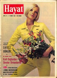HAYAT DERGİSİ 17 Nisan 1969 Sayı: 17 - Kapak: Sue Wymore - Karlı Dağlardan Ekvator Ormanlarına - Türk Bestecileri Ansiklopedisi NDR88490 - Gökçekoleksiyon