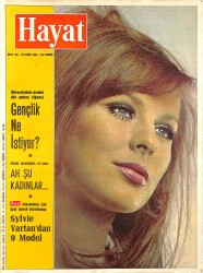 HAYAT DERGİSİ 18 Eylül 1969 Sayı:39 - Kapak:Pauline Stone - Gençlik Ne İstiyor? - Sylvie Vartan'dan 9 Model NDR88640 - Gökçekoleksiyon