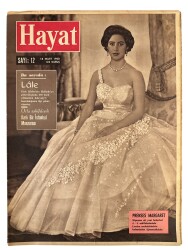 Hayat Dergisi 18 Mart 1960 Sayı : 12 - Kapak : Prenses Margaret NDR91349 - Gökçekoleksiyon