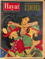 HAYAT DERGİSİ 18 Mart 1965 Sayı: 12 - Kapak: Çeşmebaşı Balesi - Hayley Millis Simidi Çok Sevdi - Galatasaray Fenerbahçe Karşı Karşıya - Prenses Grace NDR88885 - Gökçekoleksiyon