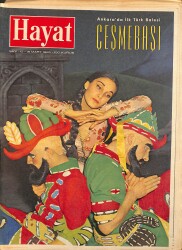 HAYAT DERGİSİ 18 Mart 1965 Sayı:12 - Kapak: Çeşmebaşı Balesi - Ankara'da İlk Türk Balesi - Zonguldak'ta Üzücü Olaylar NDR88670 - Gökçekoleksiyon