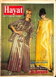 HAYAT DERGİSİ 18 Ocak 1968 Sayı:4 - Kapak:Lale Belkıs- Bülben Kurter - Kalp Değiştiren Ellerin Sahibi Dr. Barnard - Ongunlaşma Enstitüsü NDR88668 - Gökçekoleksiyon