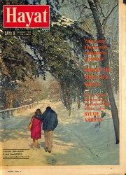 HAYAT DERGİSİ 18 Şubat 1965 Sayı: 8 Kapak: Yıldız Parkı - Birinci İnönüden Sonra - Milyoner Getty Güldü - Beyaz Perdenin James Bond'u Futbol Sahasında NDR88579 - Gökçekoleksiyon