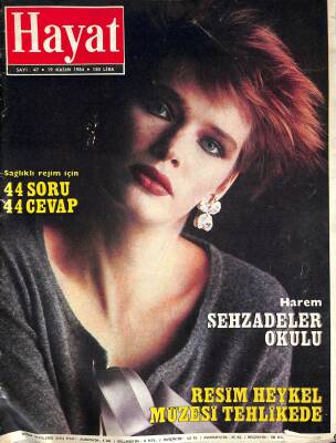 Hayat Dergisi 19 Kasım 1984 Sayı47 - Osmanlı Ressamı Ahmet Ziya Akbulut, Poster Salvador Dali, Gandhi NDR85412 - 1