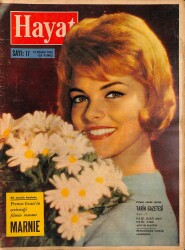 HAYAT DERGİSİ 19 Nisan 1962 Sayı: 17 - Kapak: Perrete Pradier - Prenses Grace'in Sinemaya Dönüşünde Akla Gelmedik Bir Sebep Daha Meydana Çıktı NDR88907 - Gökçekoleksiyon