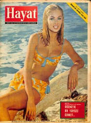 Hayat Dergisi 19 Temmuz 1973 SAYI: 30 - Kapak: Marion Usa - Liz Taylor - Cemal Turan NDR89981 - Gökçekoleksiyon