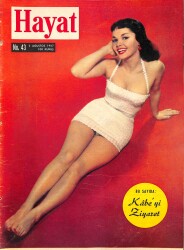 Hayat Dergisi 2 Ağustos 1957 No.43- Kapak: Peggy Ray NDR98473 - Gökçekoleksiyon