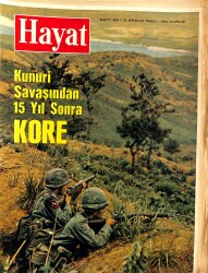 HAYAT Dergisi 2 Aralık 1965 Sayı: 49 - Kapak: Mehmetçik G. Kore Sınırında - Maria Osward Açıkladı: Kocam Kennedy'nin Katilidir NDR88587 - Gökçekoleksiyon