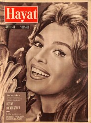 HAYAT DERGİSİ 2 Ekim 1959 Sayı: 40 - Kapak: Rosanna Schiaffino - Akdeniz'in İki Dost Devleti: Türkiye-İran NDR89223 - Gökçekoleksiyon