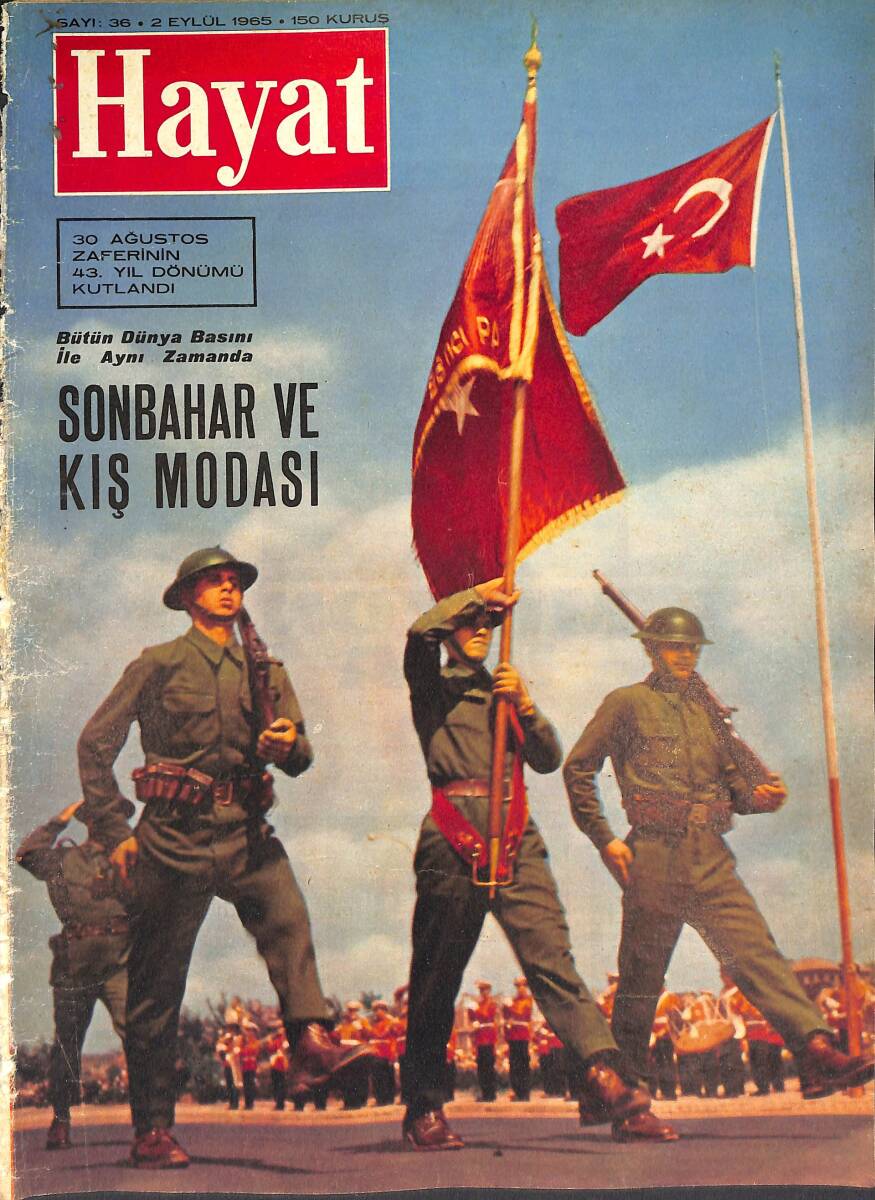 Hayat Dergisi 2 Eylül 1965 Sayı:36 - Fenerbahçeliler Balosu - Galatasaraylıların Ada gecesi - Prenses Esra - Prenses Süreyya NDR87802 - 1