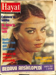 HAYAT Dergisi 2 Kasım 1981 Sayı: 44 - Marilyn Monroe'nun Gizli Fotoğrafları - Çukurova'da Tehlike NDR89626 - Gökçekoleksiyon