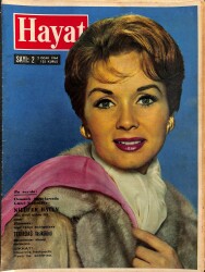 HAYAT DERGİSİ 2 Ocak 1964 Sayı: 2 - Kapak: Debbie Reynolds - Sanat Uğruna Unvanlarını Terkedenler: Prenses Süreyya NDR88928 - Gökçekoleksiyon